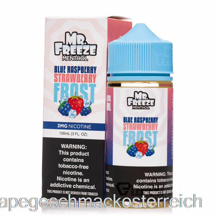 Blue Razz Strawberry Frost – Mr Freeze – 100 Ml, 3 Mg Vape-Geschmack